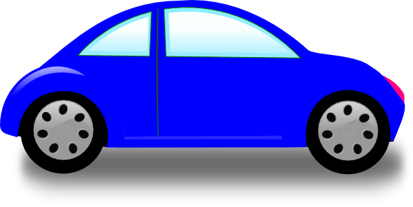 blue car clipart