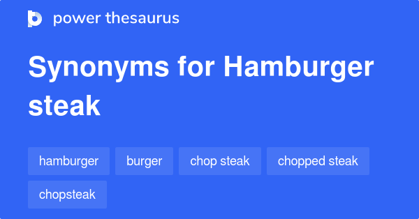 burger synonym