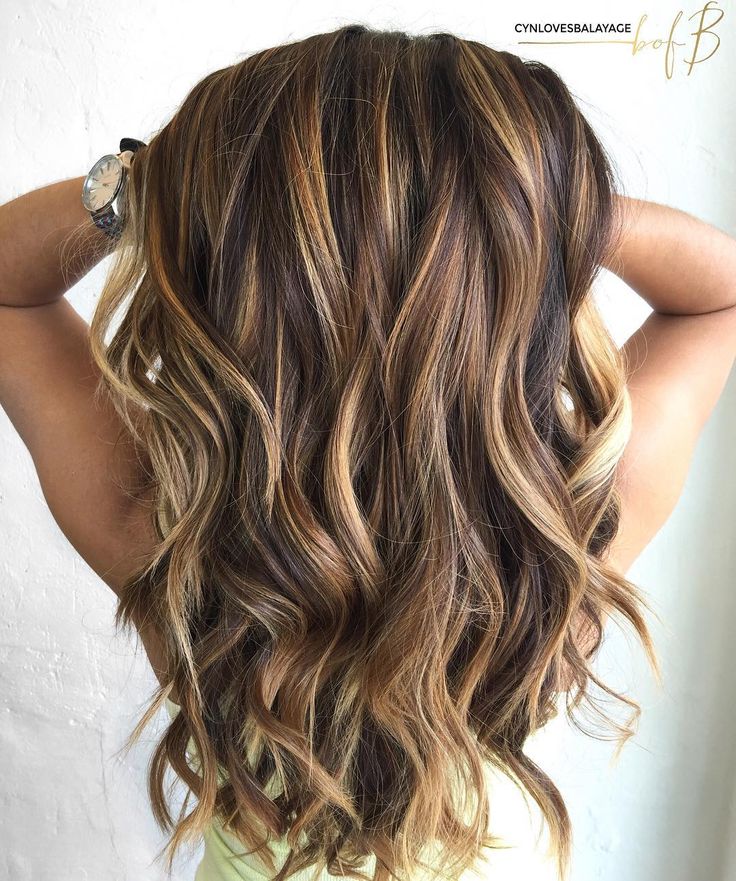 highlights for dark hair ideas