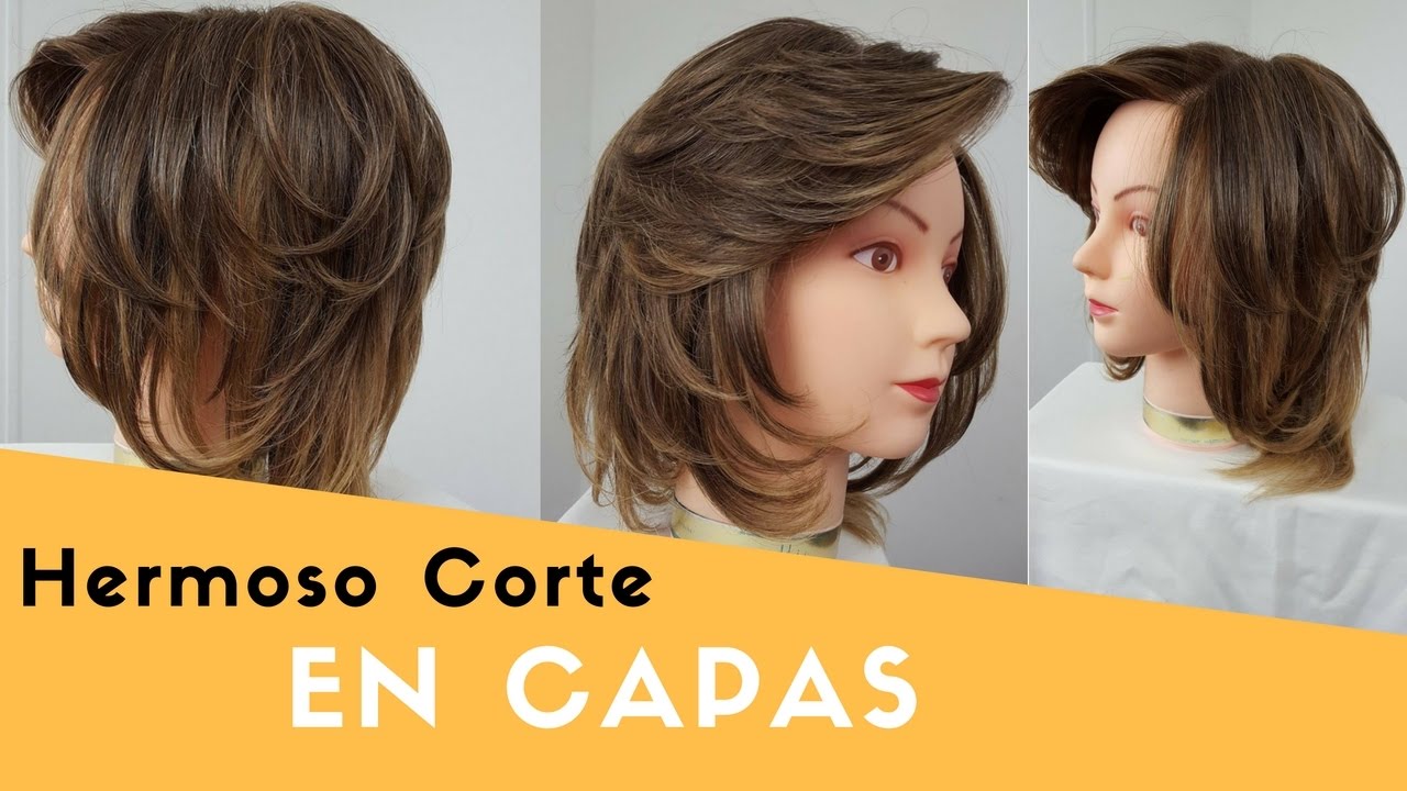 cortes de pelo en capas en cabello corto