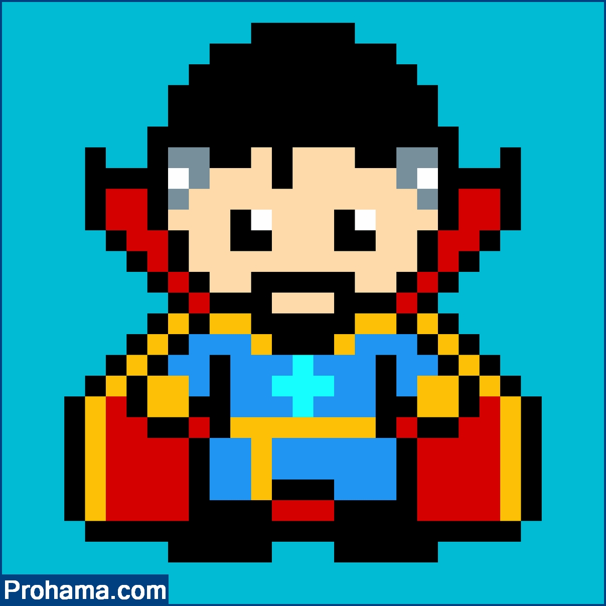 dr strange pixel art