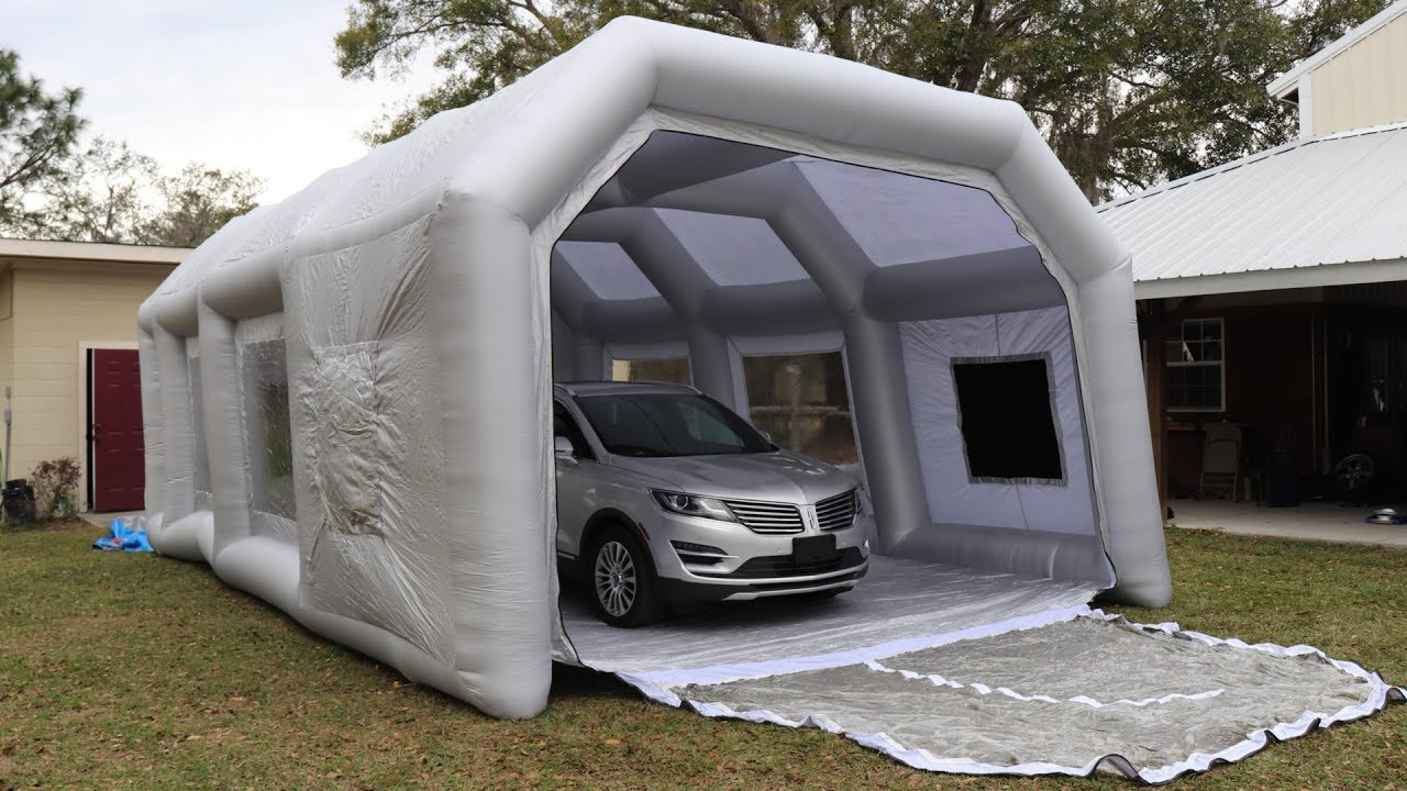 inflatable paint booth