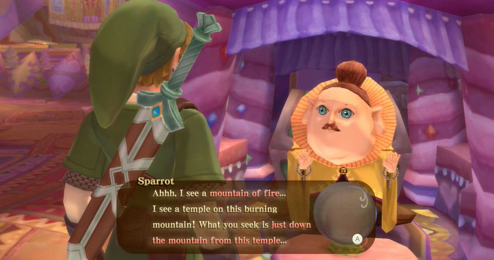 fortune teller skyward sword