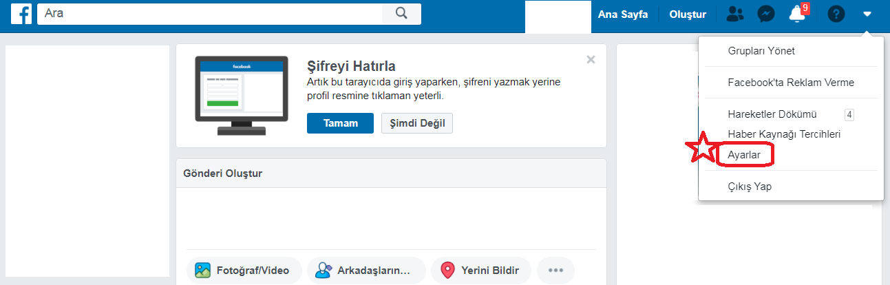 kapanan facebook hesabımı nasıl açarım