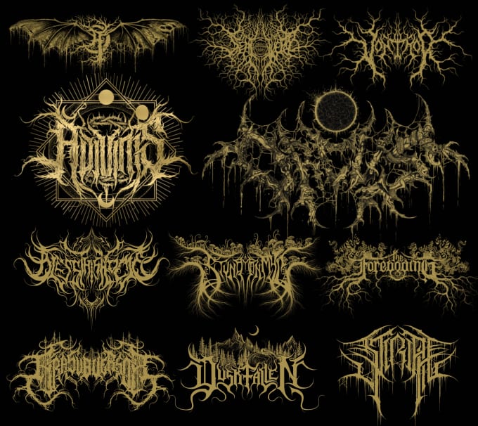 metal band logo creator