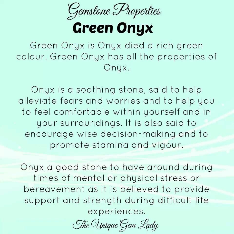 green onyx gemstone meaning