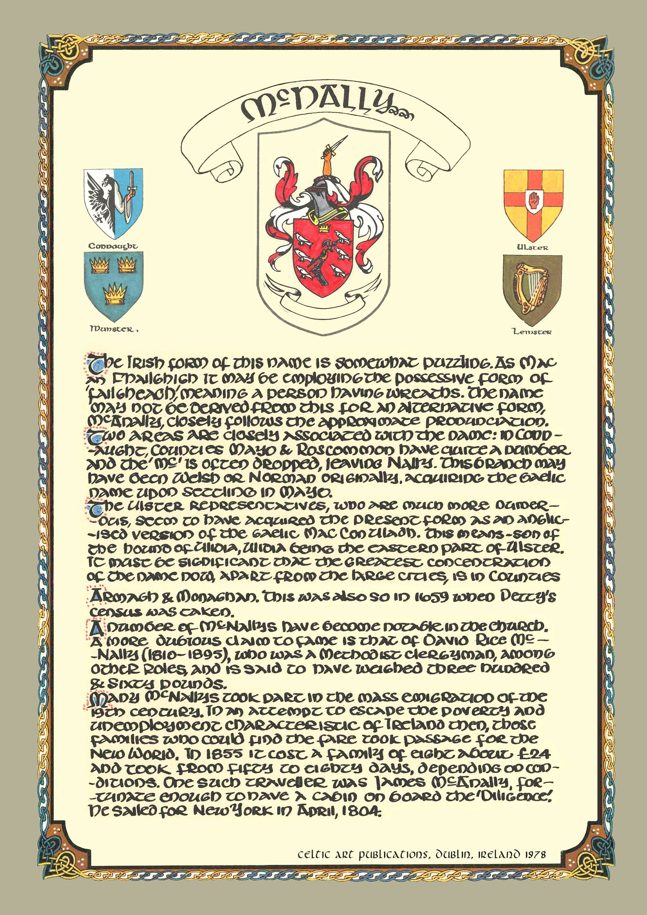 mcnally coat of arms