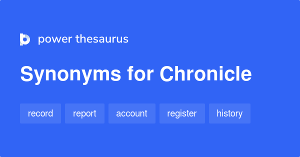 chronicle thesaurus
