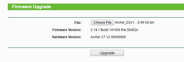 tp link firmware upgrade