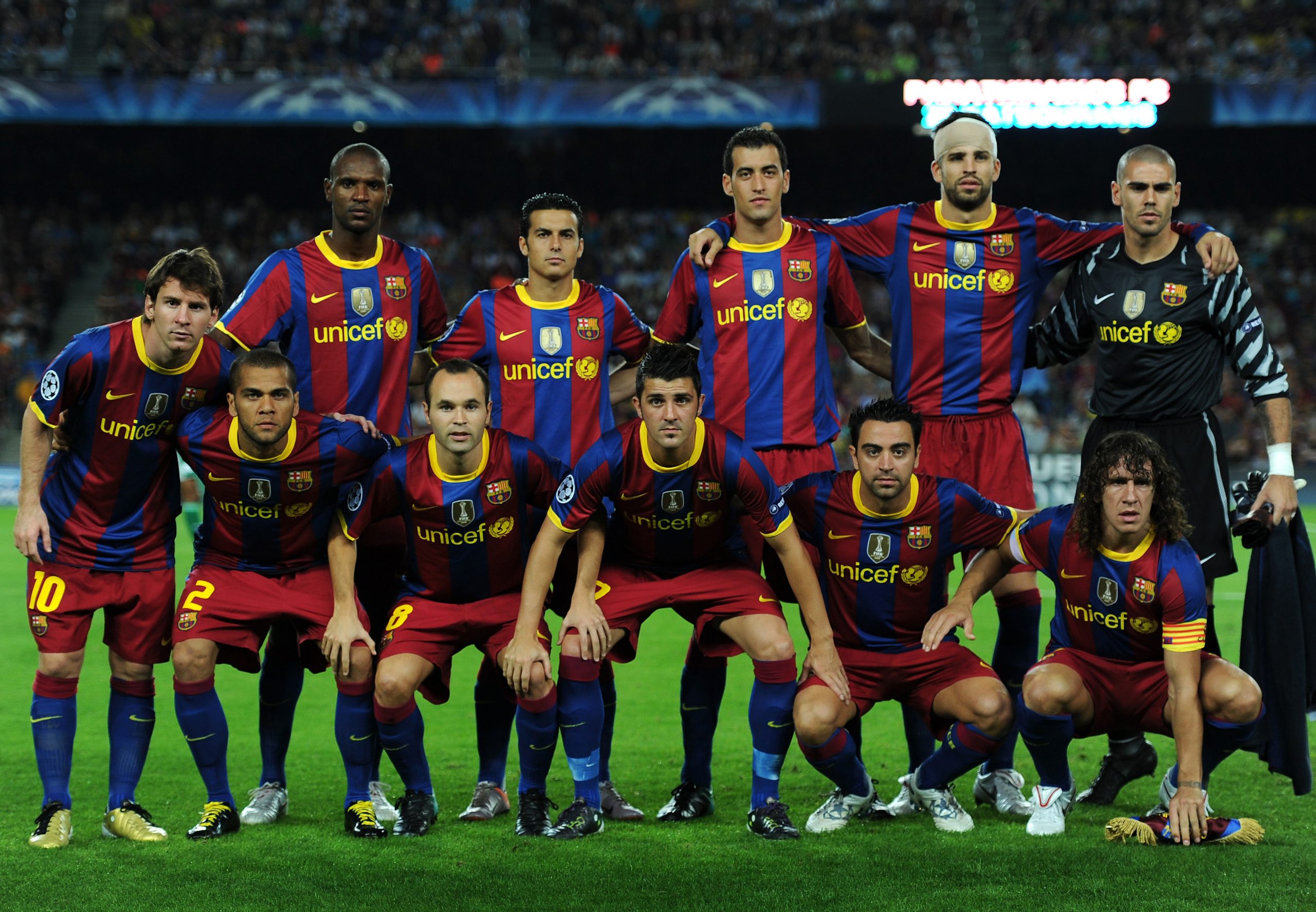 barcelona squad 2010