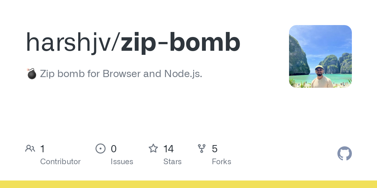 zip bomb github