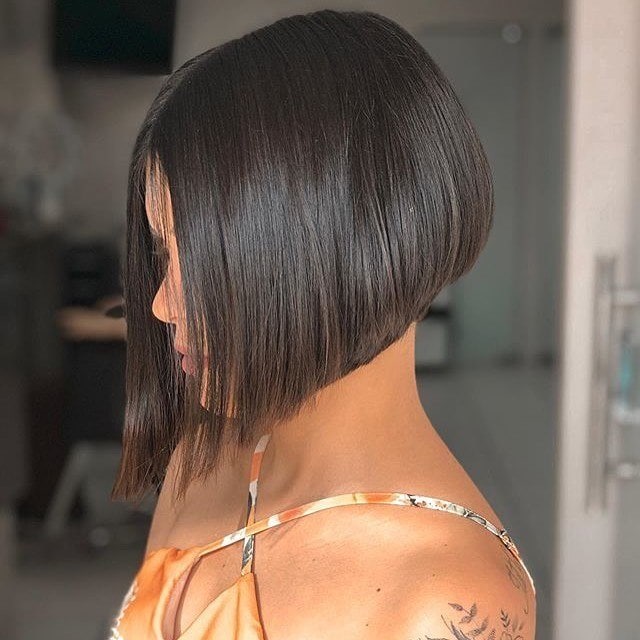 bob haircut short at back