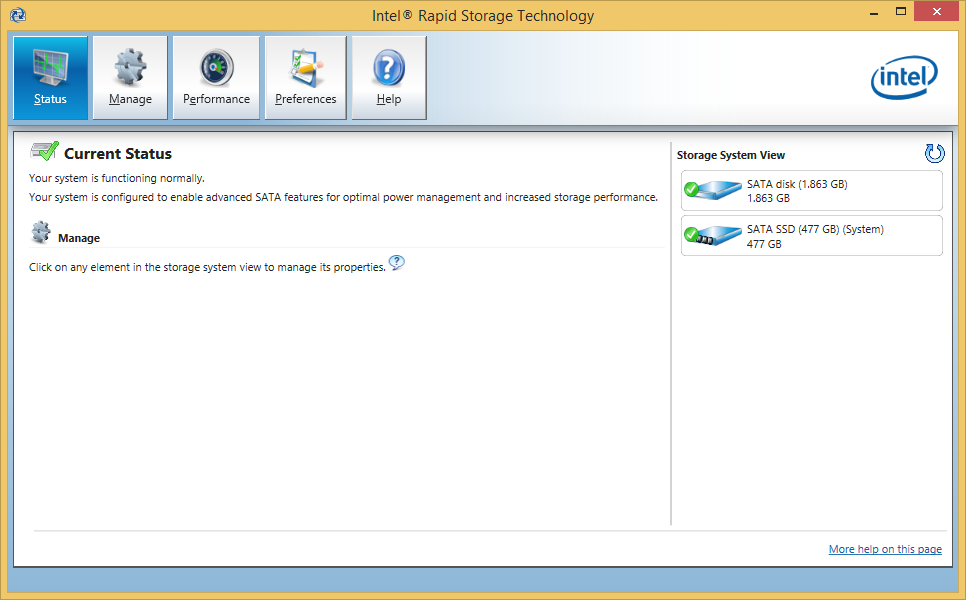 intel rapid storage technology driver windows 10 64-bit