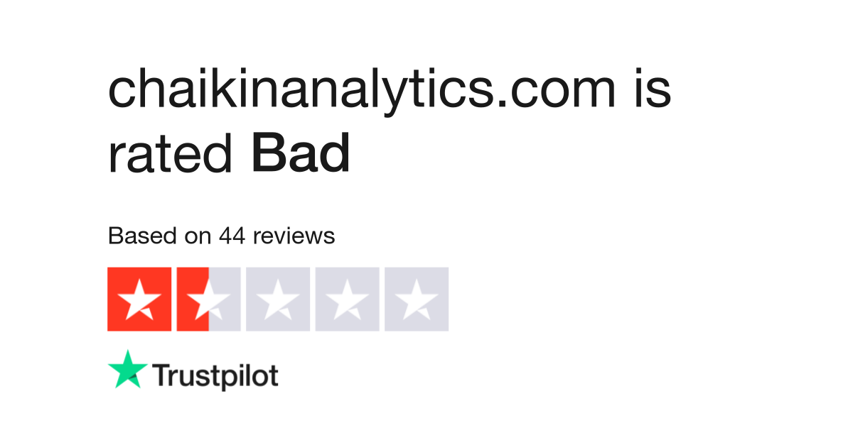 chaikin analytics reviews