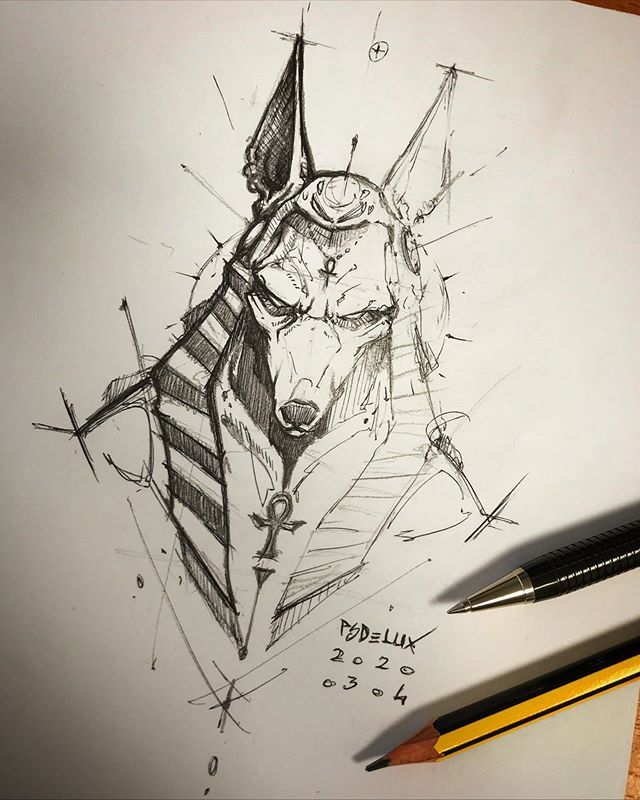 anubis boceto