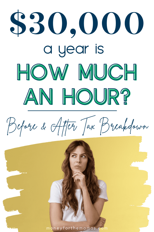 how much hourly is 30000 a year
