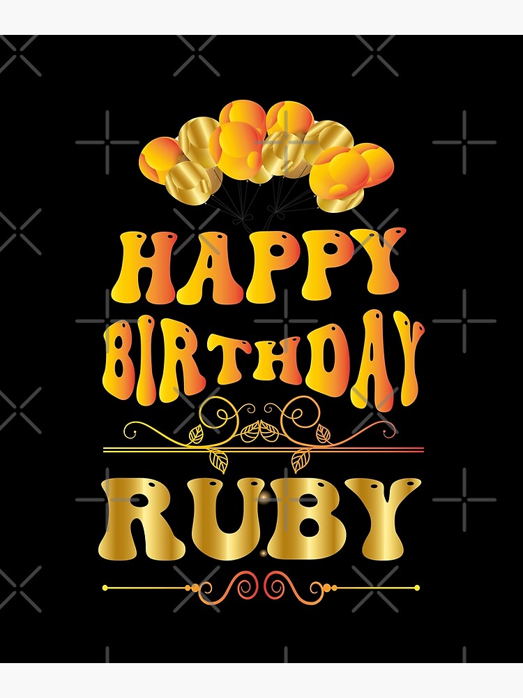 feliz cumpleaños ruby