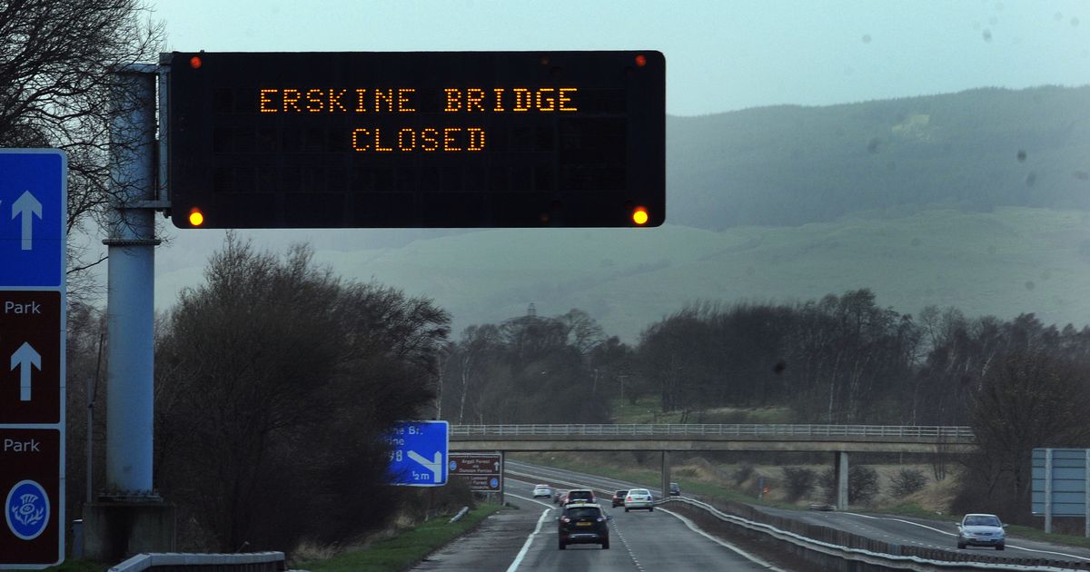 traffic news erskine bridge