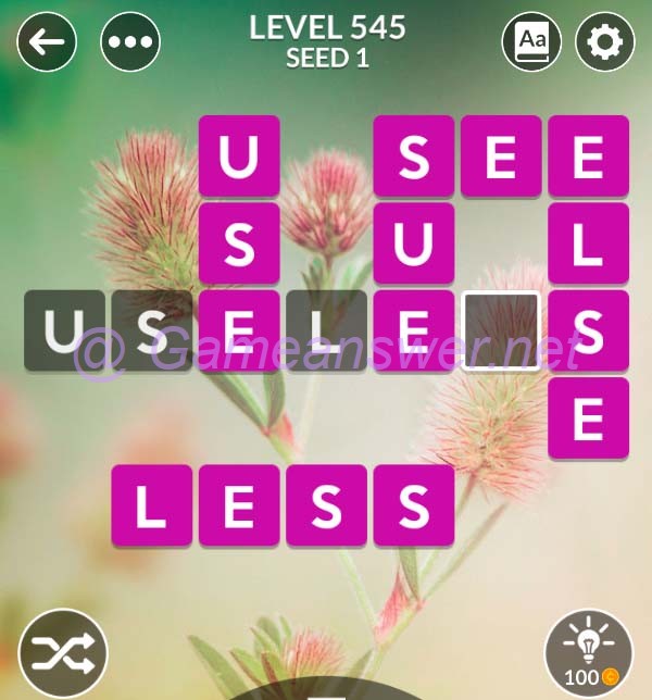 wordscapes puzzle 545