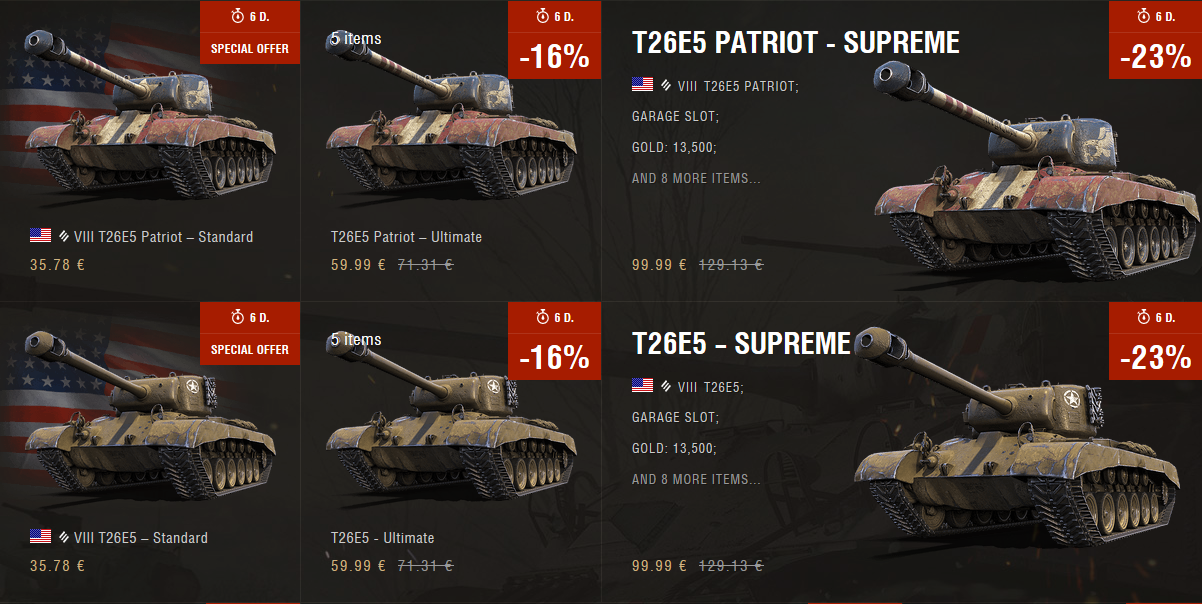 premium shop wot eu