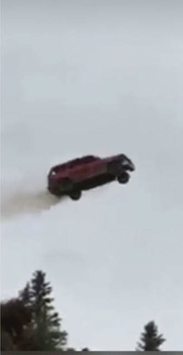 car flying meme