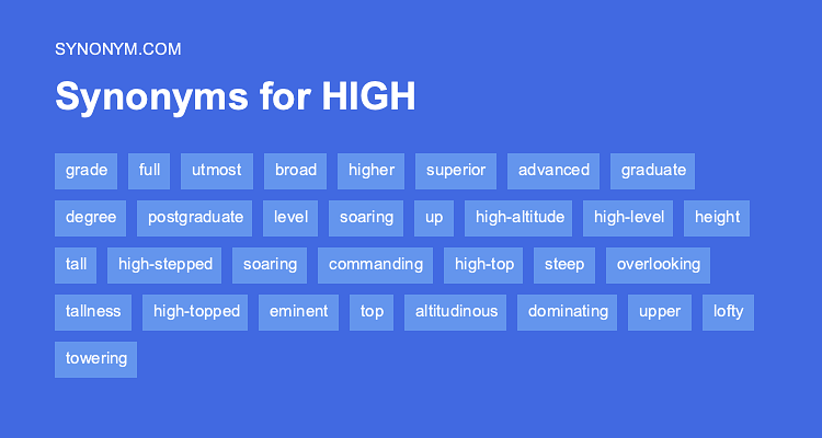 high standards synonym