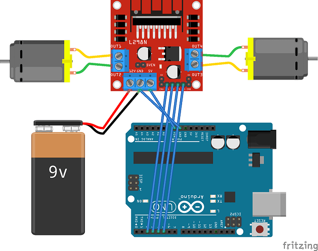 dc motor arduino without driver
