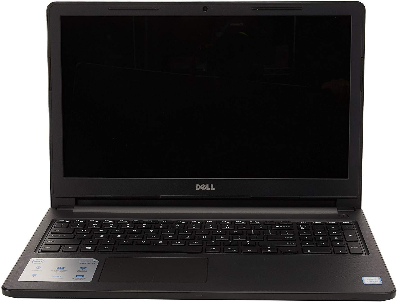 black dell laptop