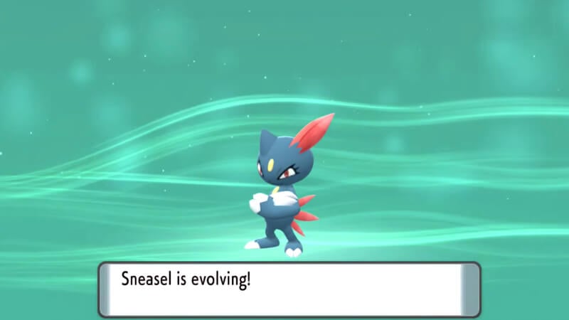 pokemon diamond how to evolve sneasel