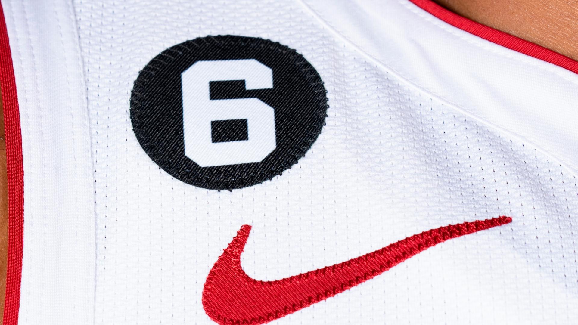 number 6 on nba uniforms