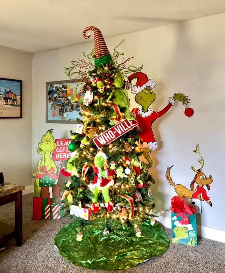 grinch tree decorations