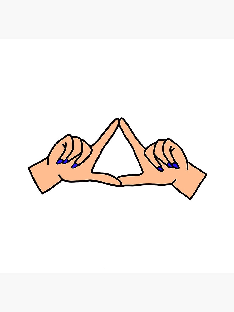 tri delta hand sign