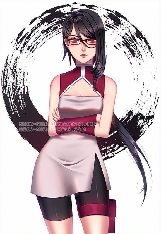 sarada fanart