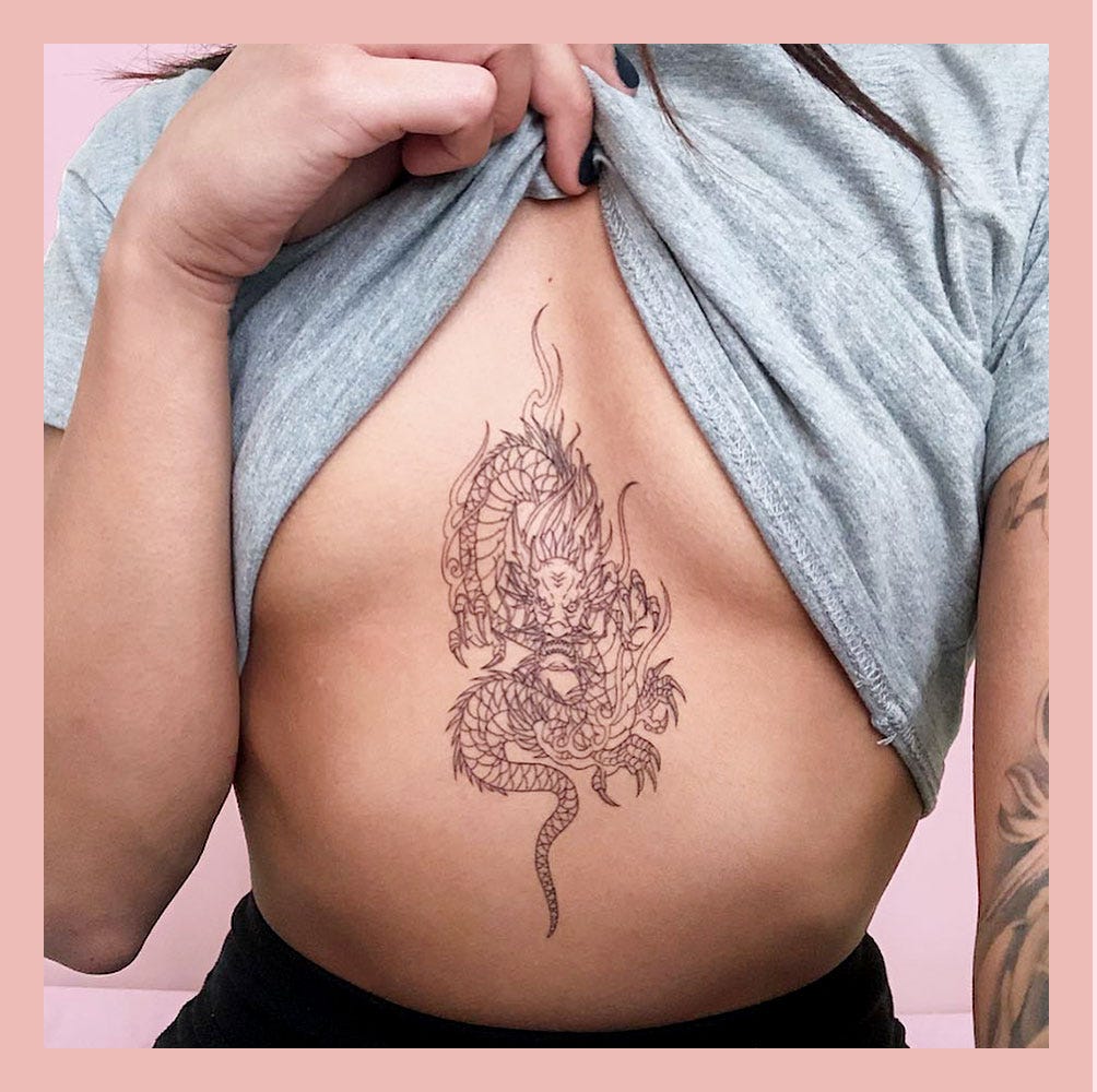 underbust tattoo