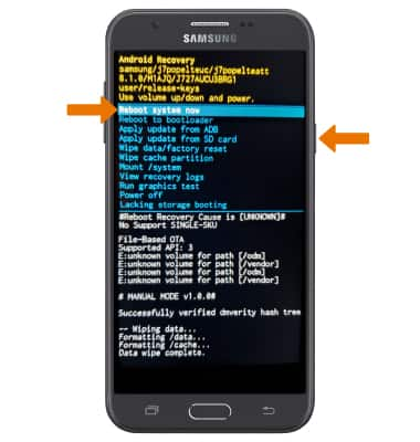 galaxy j7 factory reset