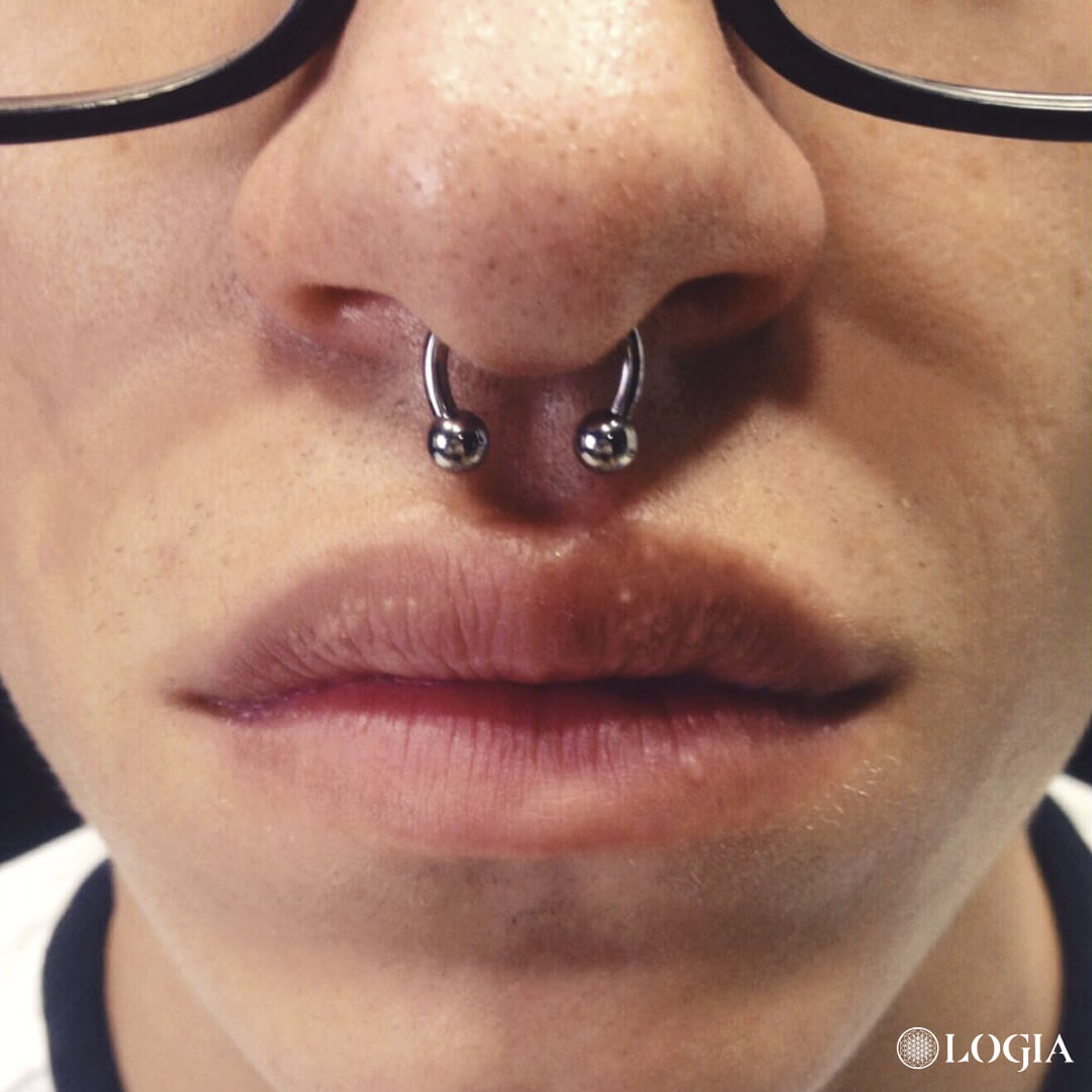 piercing septum hombre