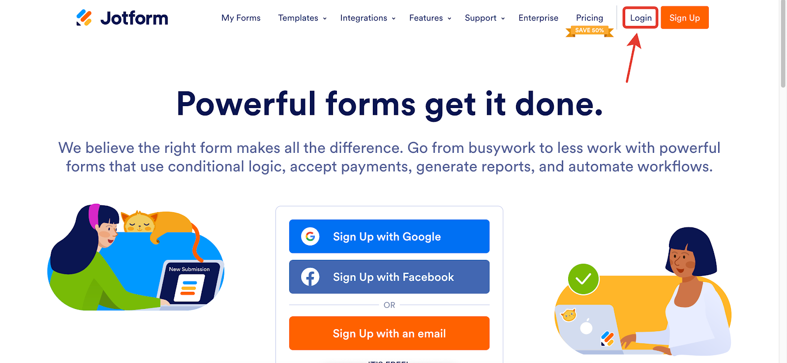 jotform login