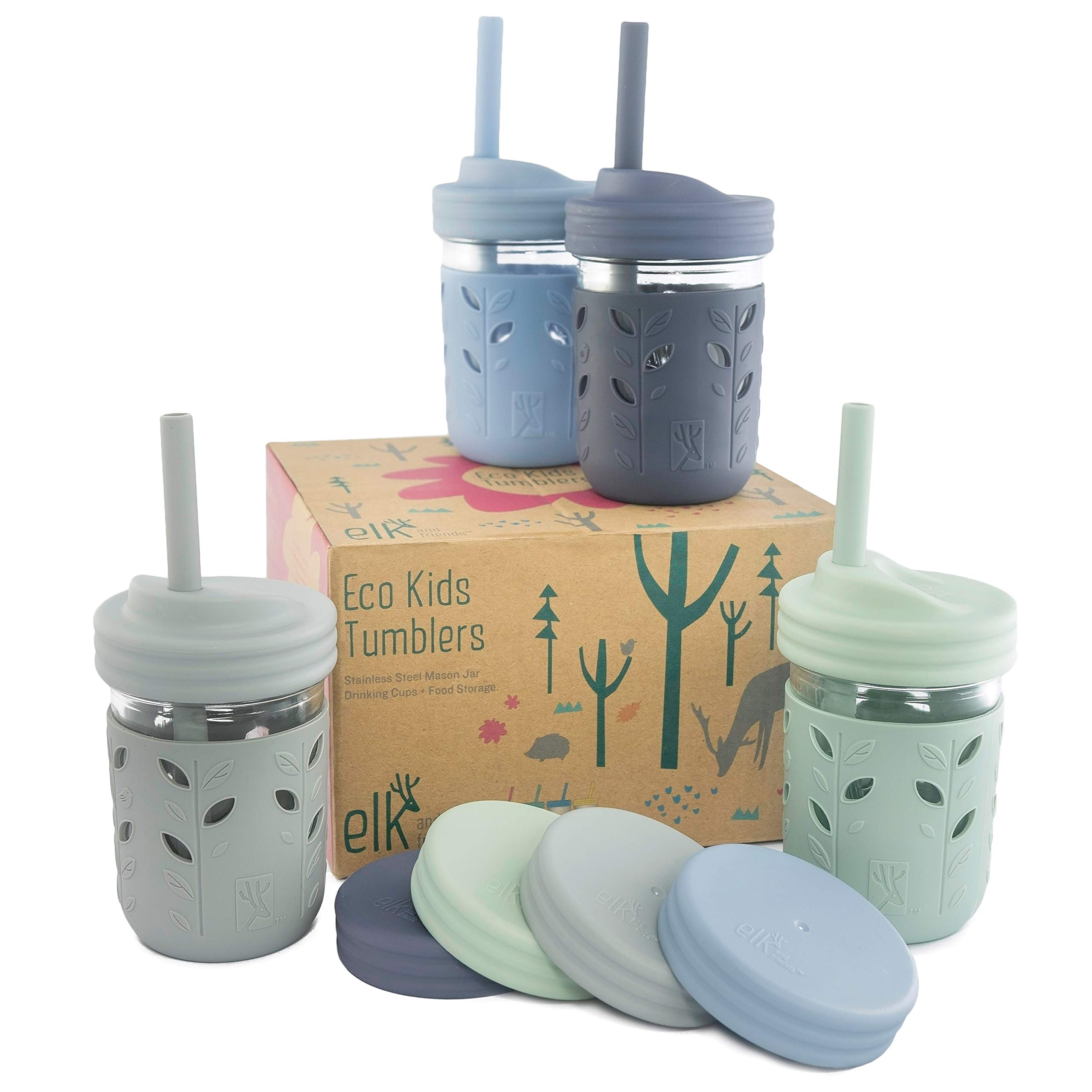 elk and friends cups