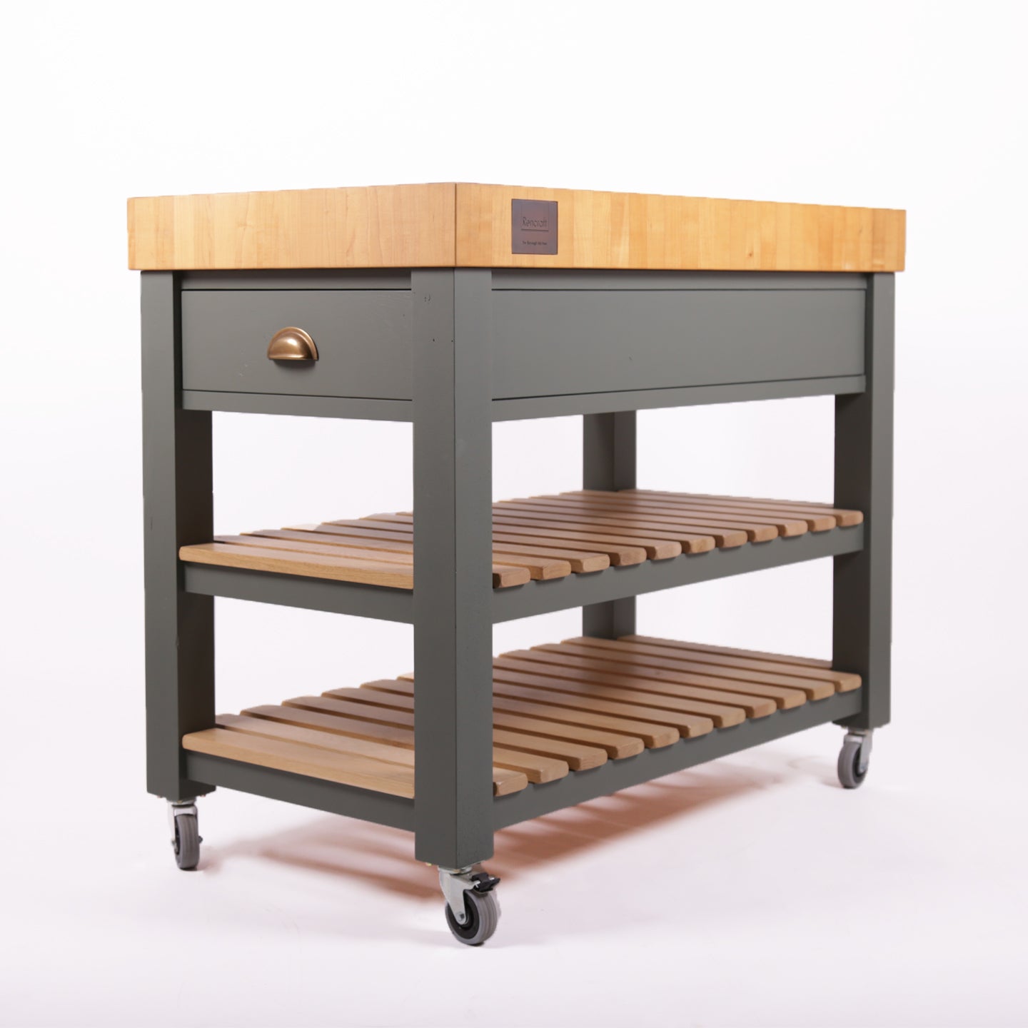 butchers block on casters