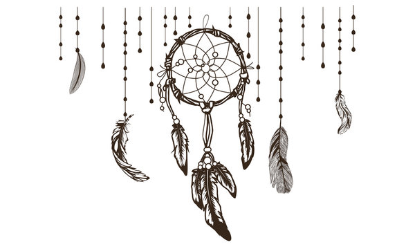 unique dream catcher drawing