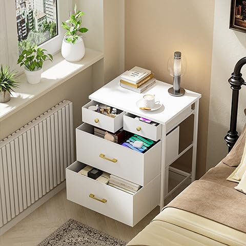 30 inch nightstand white