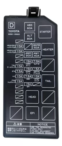 caja de fusibles toyota hilux 1998