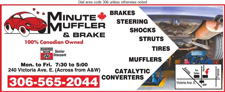 minute muffler regina