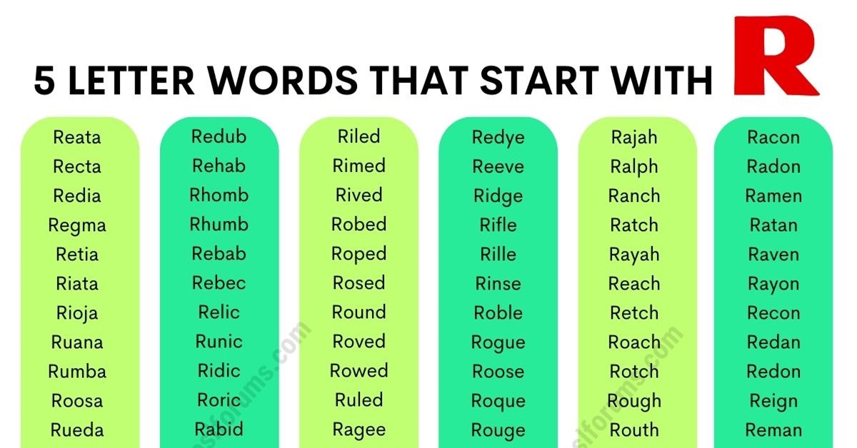 5 letter words beginning with que