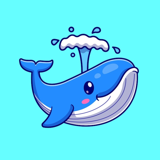 dibujo de ballena azul