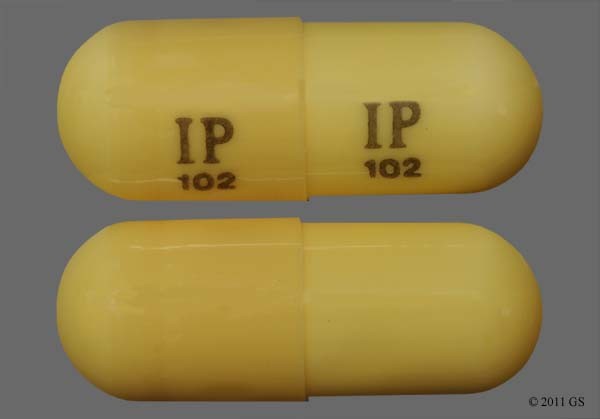 yellow capsule pill ip 102