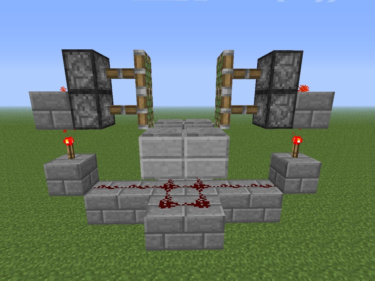 2x2 piston door