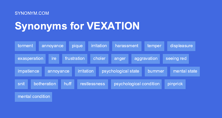 vexation synonym