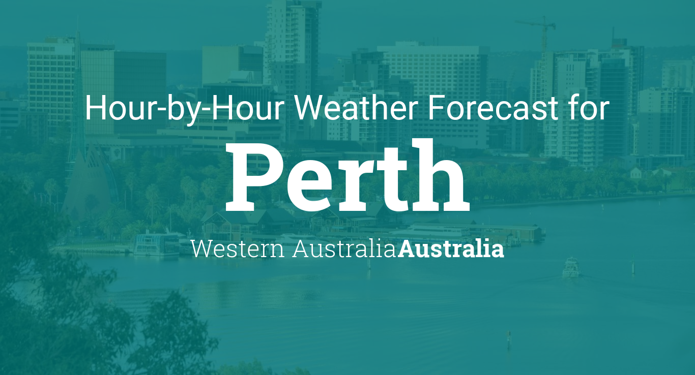 weather in perth tomorrow hourly