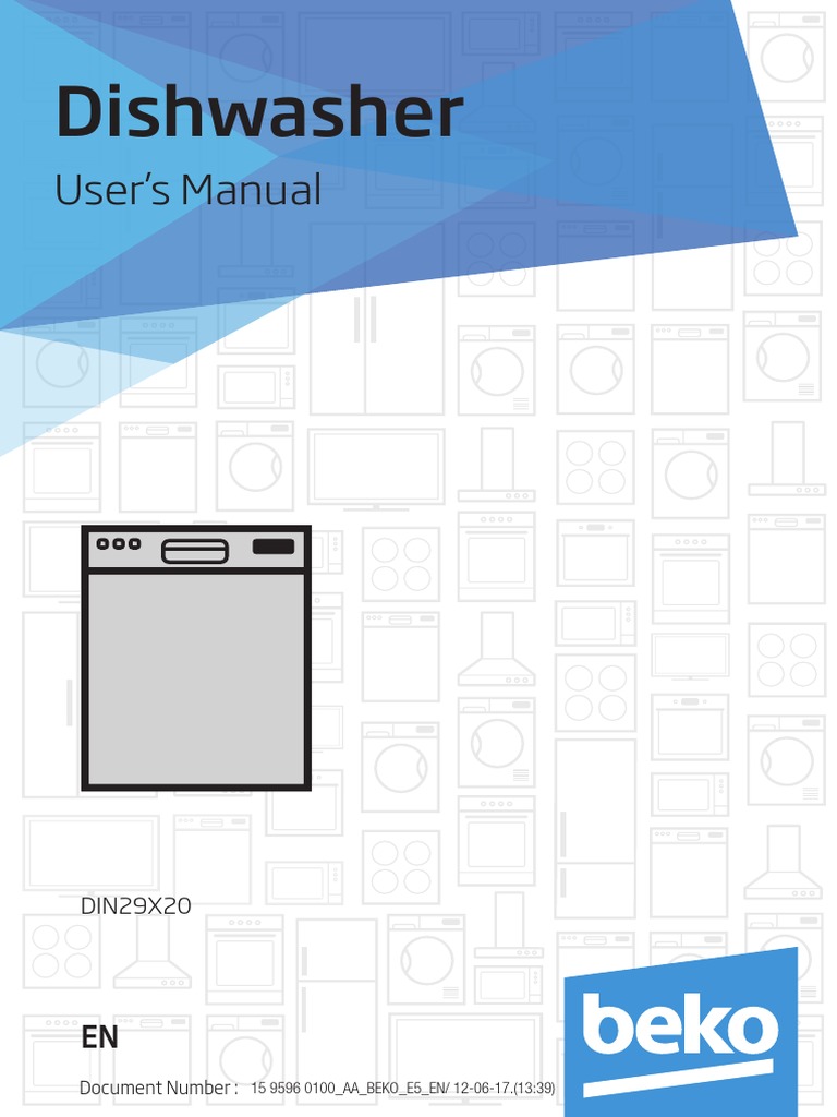 beko dishwasher user manual